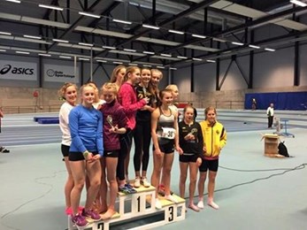 15 sturlister var med i kretskampen i Bærum idrettspark.